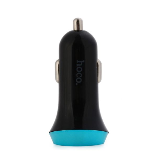 UC202 Auto punjač 2xUSB 2,4A plavi