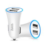 UC204 Auto punjač 2XUSB 2,4A micro beli