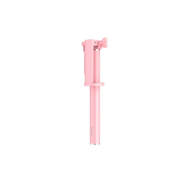 Selfie štap K5 Neoteric 3.5mm wired pink