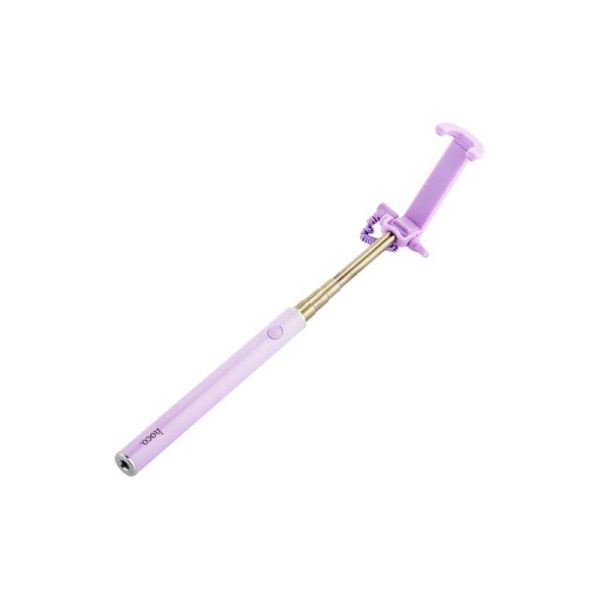 Selfie štap K5 Neoteric 3.5mm wired, purple