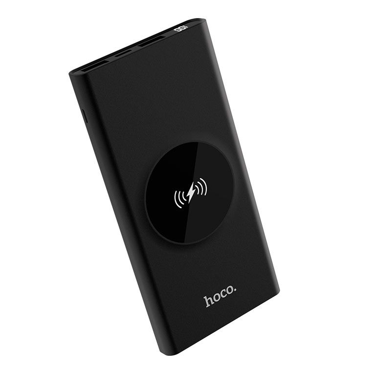 J37 Wisdom wireless bežična eksterna baterija 10000mAh crna