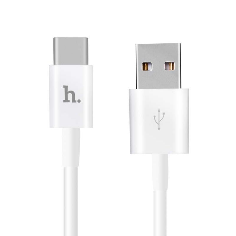 Hoco UPT02 Usb kabal Type-C 120cm, beli