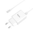Hoco set C62A Victoria kućni punjač dual USB 2,1A beli type-c kabl