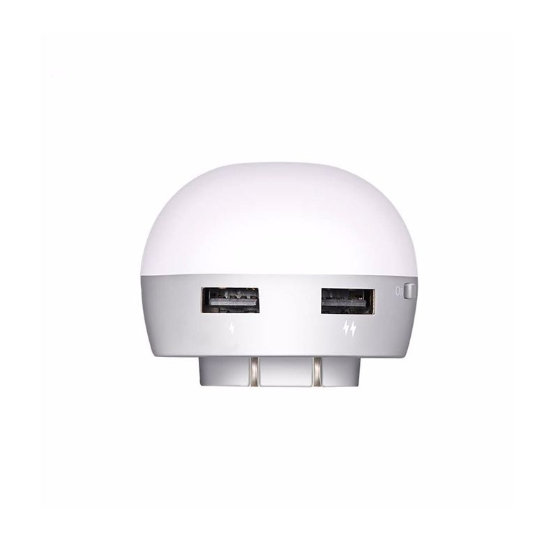 Hoco H1 Mini noćna lampa Double USB Smart punjač