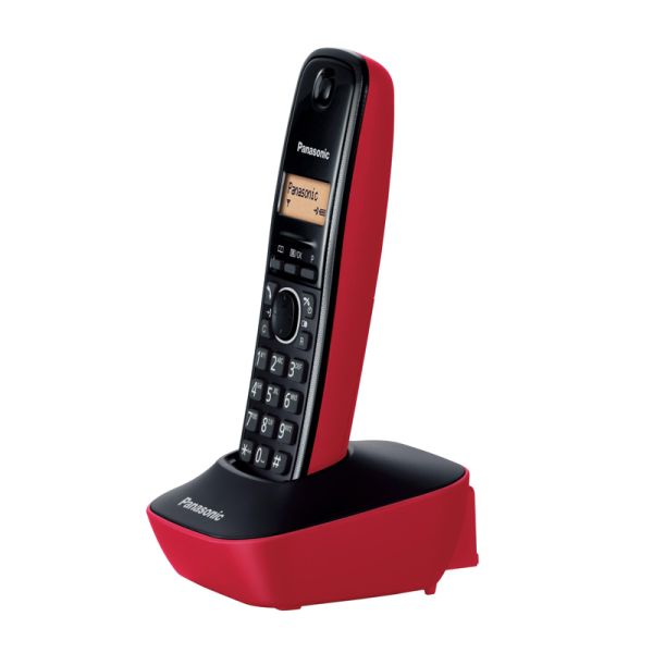 Bežični telefon Panasonic DECT KX-TG1611, crveni