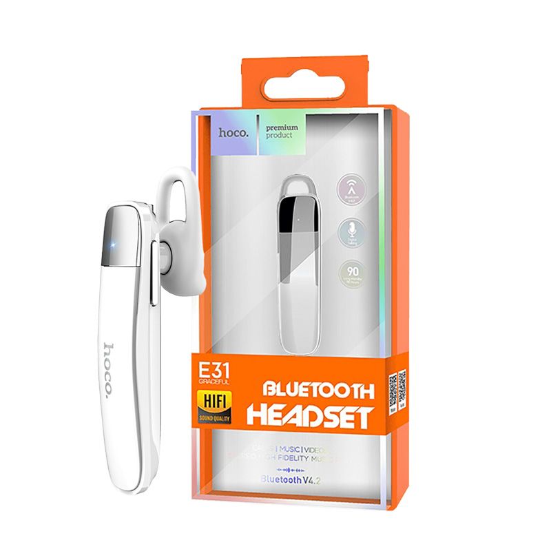 Hoco bluetooth wireless slušalice E31 Graceful bele