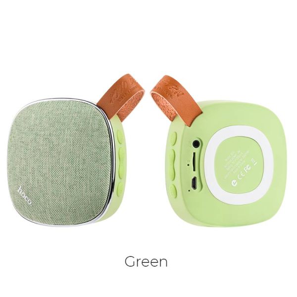 HOCO BS9 Light textile destop wireless speaker green, gray ( bluetooth zvucnici)