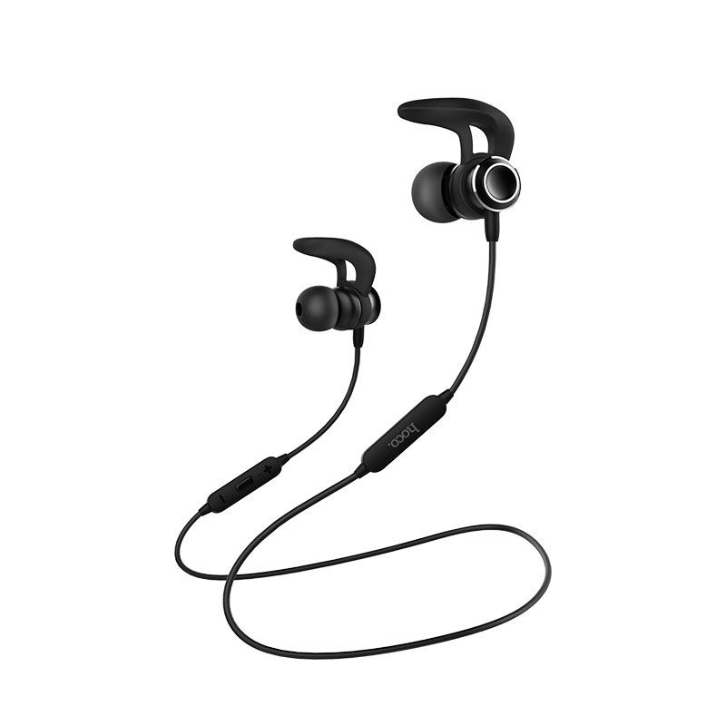 Hoco bluetooth wireless sportske slušalice ES22 Flaunt sa mikrofonom crne