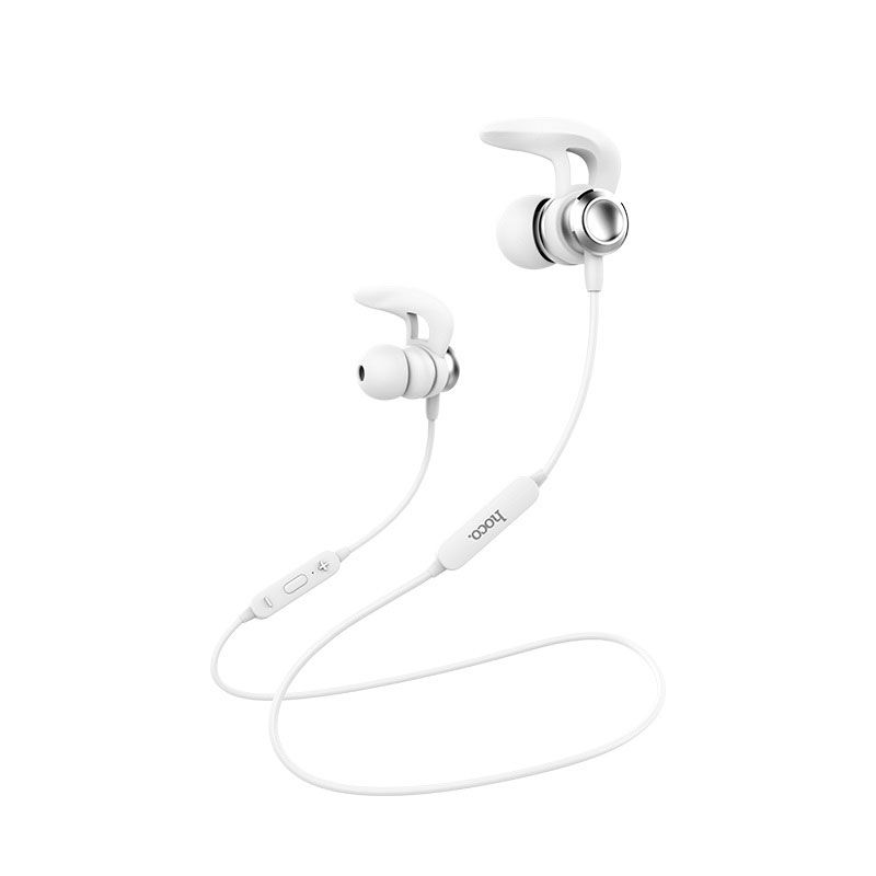 Hoco bluetooth wireless sportske slušalice ES22 Flaunt sa mikrofonom srebrne