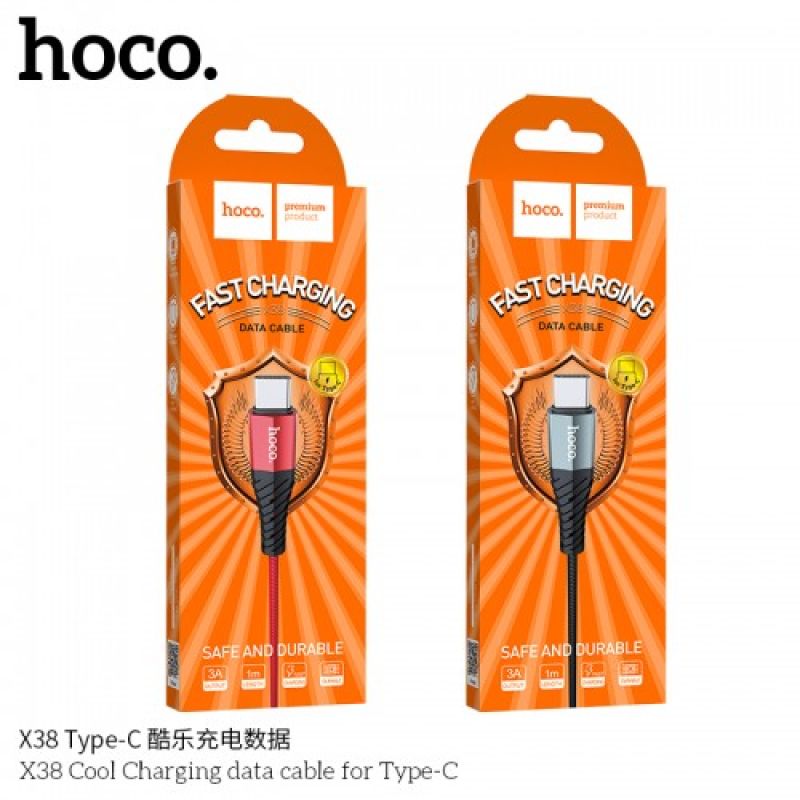 HOCO X38 Cool Charging data cable for  Type-C