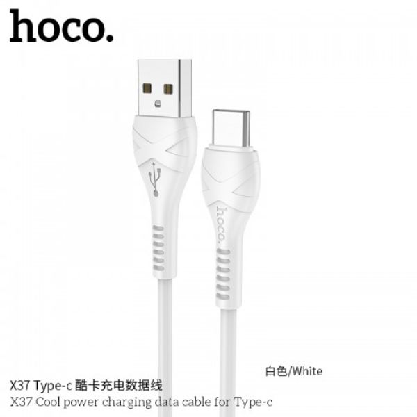 HOCO X37 Cool power charging data cable for Type-C