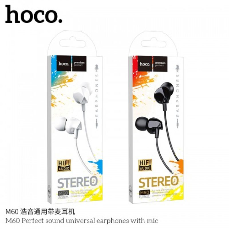 HOCO M60 Perfect sound universal earphones with mic
