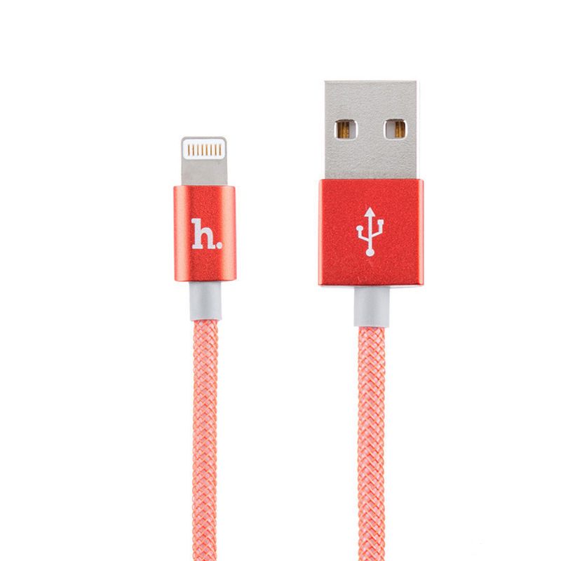 Hoco UPL09 Metal USB kabal za iPhone 5/5s/5c/SE/6/6s/6Plus/6sPlus, crveni