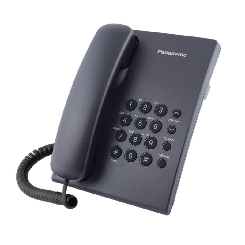 Žični telefon Panasonic KX-TS500FXH, sivi
