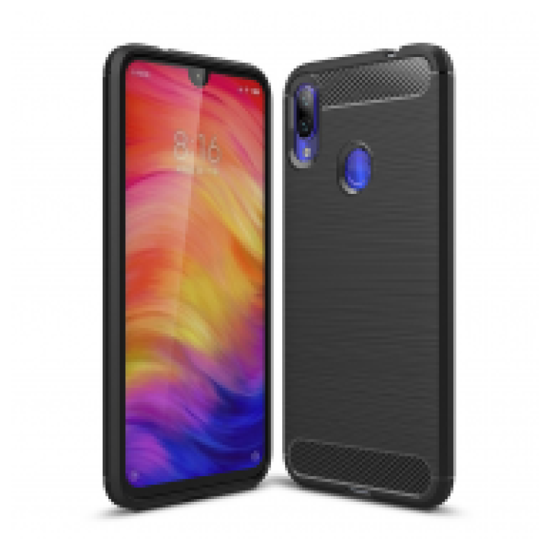 SILICONE DEFENDER XIAOMI REDMI NOTE 7/NOTE 7 PRO CRNI