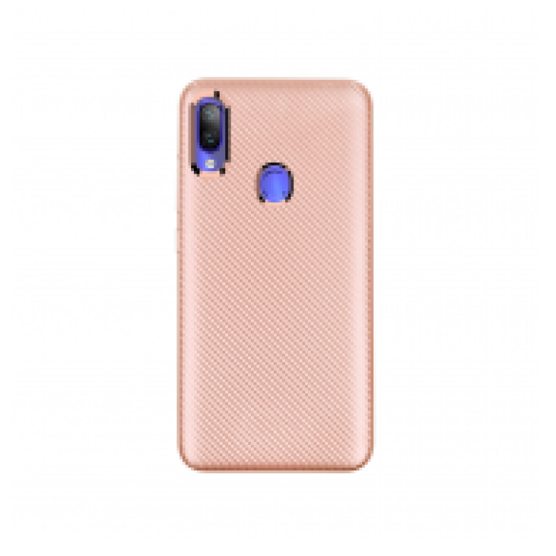 MASKA CARBON FIBER XIAOMI REDMI NOTE 7/NOTE 7 PRO ROZE ZLATNA