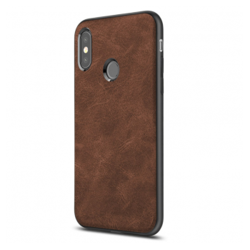 SIMPLY LEATHER XIAOMI REDMI NOTE 6 PRO SVETLO BRAON