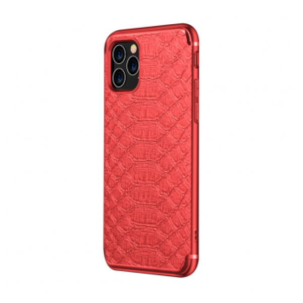 CROCO WITH MAGNETIC PLATE IPHONE 11 PRO MAX CRVENA