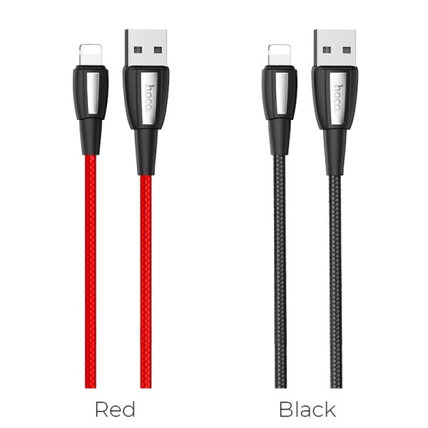 HOCO X39 Titan charging data cable for Type-C - red and black