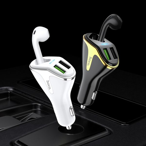 HOCO Car charger “E47 Traveller” with wireless headset