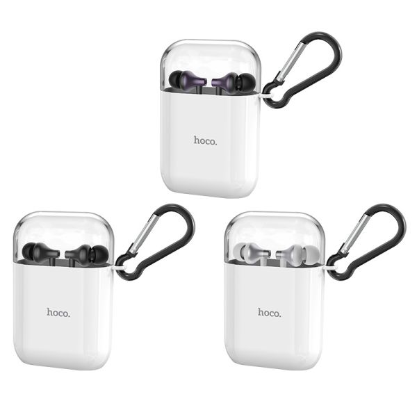 HOCO Wired earphones “M74 Classic” with mic with storage box