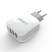 Kućni pujač Ldnio DL-AC70 Micro USB 3XUSB 3.4A, beli