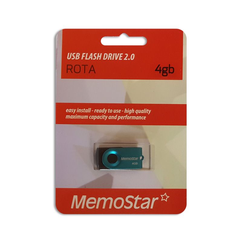 Usb Flash disk Memostar Rota 4GB, plavi