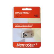 Usb Flash disk Memostar Rota 4GB, srebrni