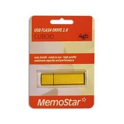 Usb Flash disk Memostar Cuboid 4GB, zlatni