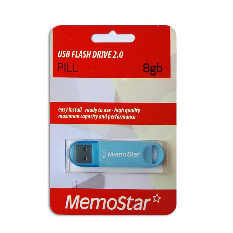Usb Flash disk Memostar Pill 8Gb, plavi