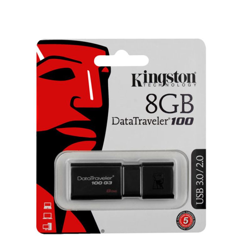 Usb Flash disk Kingston 8GB, crni