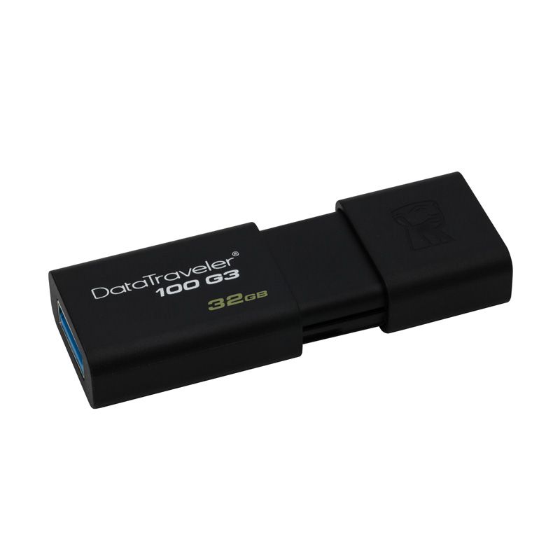 Usb Flash disk Kingston Data Traveler 100 G3 32Gb, crni