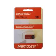 Usb flash disk Memostar Triangle 4GB, crveni
