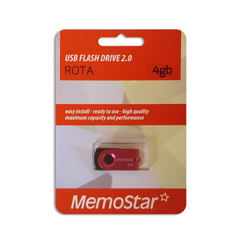 Usb Flash disk Memostar Rota 4GB, pink