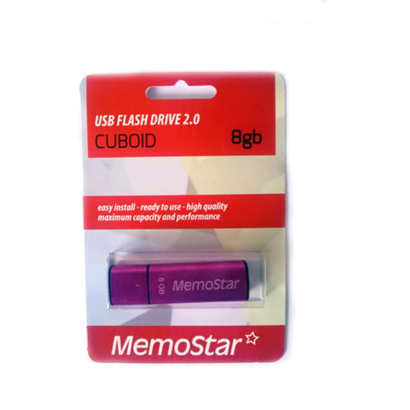 Usb flash disk Memostar Cuboid 8GB, pink