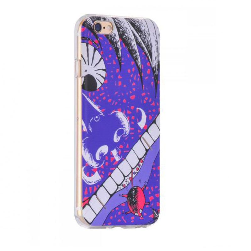 Hoco futrola supper series colorful printed Tpu holder for iPhone 6/6s big mouth