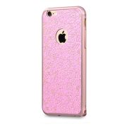 Hoco bumper sa kožnim leđima blade series leather za iPhone 6/6s, roze-zlatni
