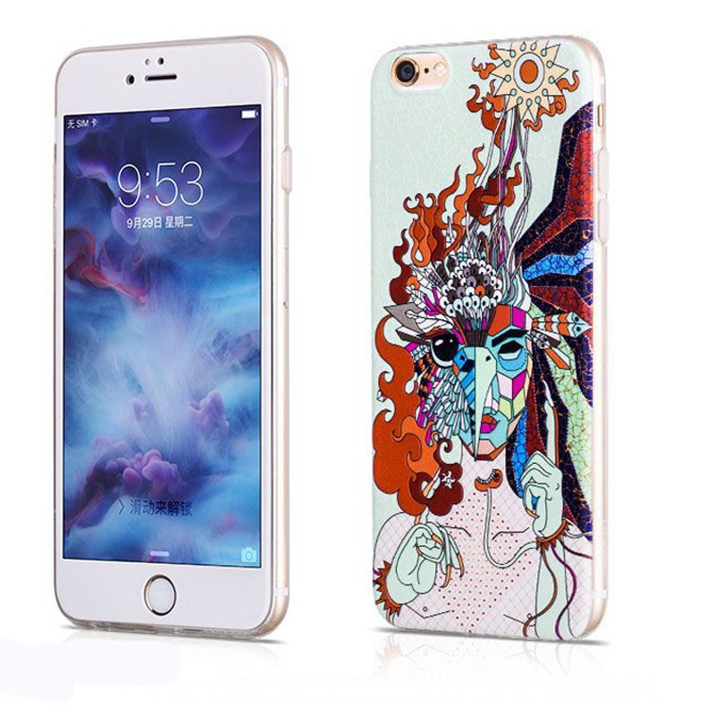 Hoco futrola element series Mythology printed case za iPhone 6/6s Firebird, bela