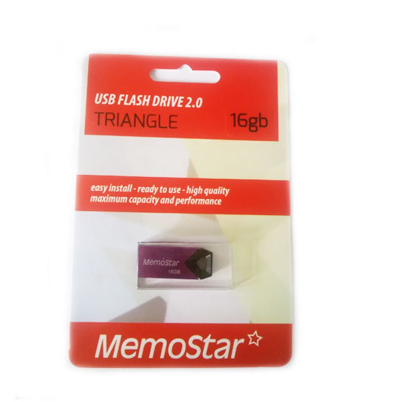 Usb Flash disk Memostar Triangle 16GB, ljubičasti