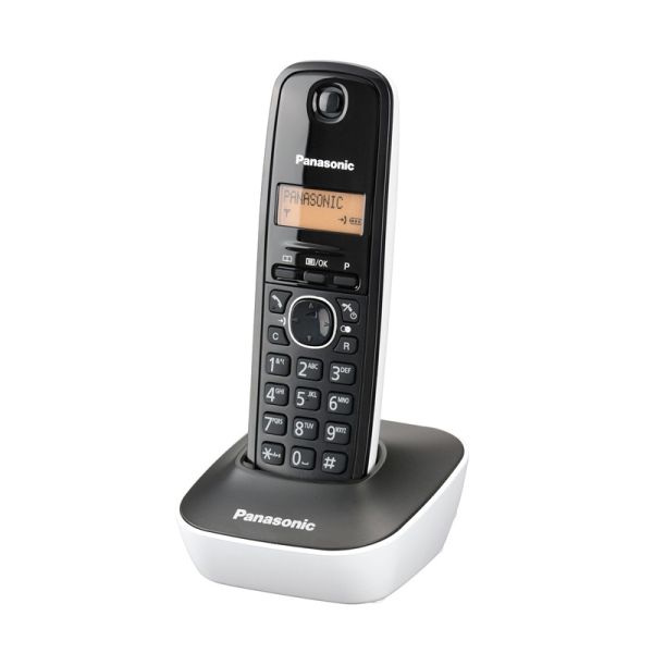 Bežični telefon Panasonic DECT KX-TG1611FXW, beli
