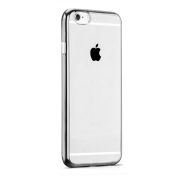 Hoco futrola black series Glint plating tpu case za iPhone 6/6s, srebrna