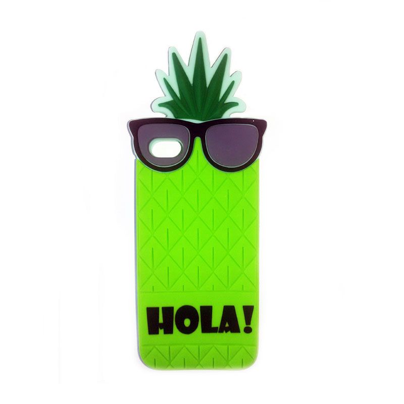 Futrola Gumena za iPhone 5/5s/SE ananas, zelena