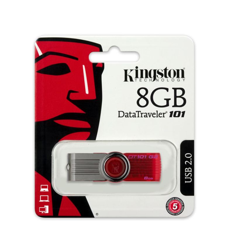 Usb Flash disk Kingston Data traveler 101G2 8GB, crveni