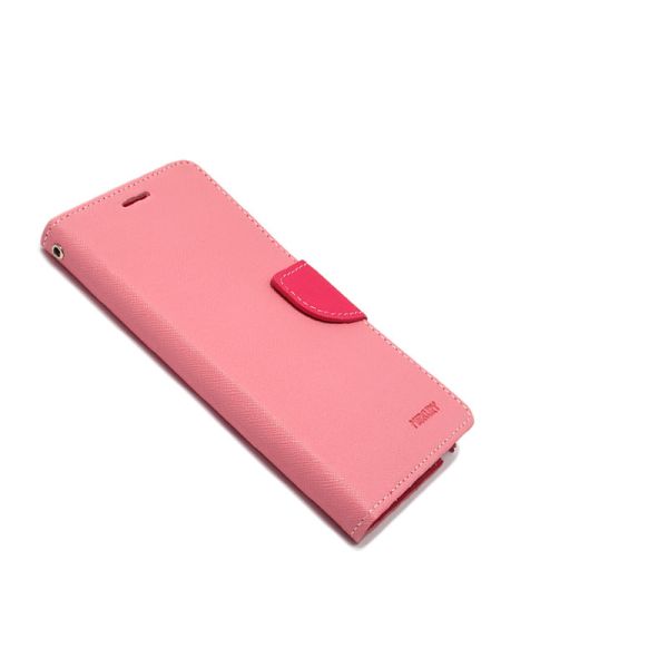 Futrola Mercury na preklop za Samsung G925 S6 edge, roze