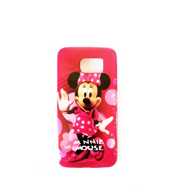 Futrola silikon Print za Samsung G920 S6 Minnie Mouse, pink