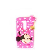 Futrola Gumena za LG L fino D295 Minnie Mouse, pink