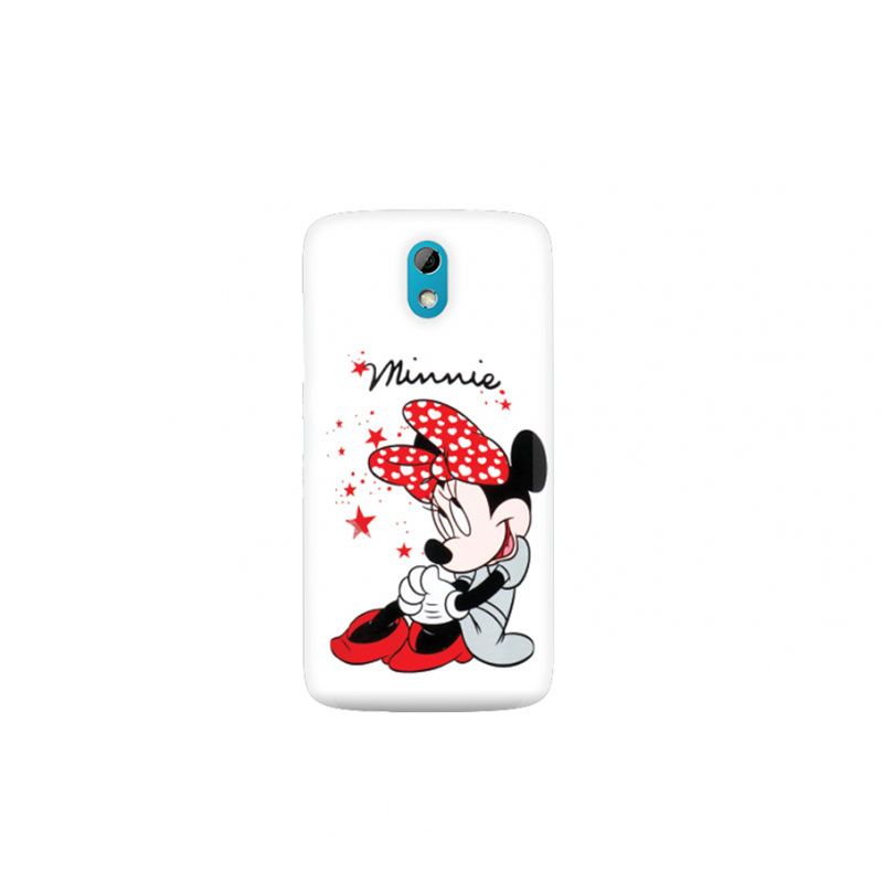 Futrola silikon Print za HTC Desire 526 Minnie Mouse, bela
