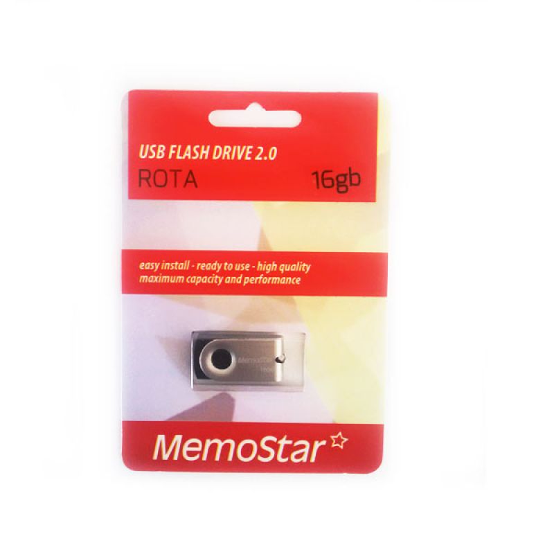 Usb Flash disk Memostar Rota 16GB, srebrni